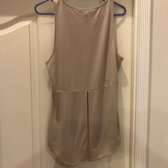 BCBG MaxAzria tan Caralyn top, size M - Picture 2 of 6